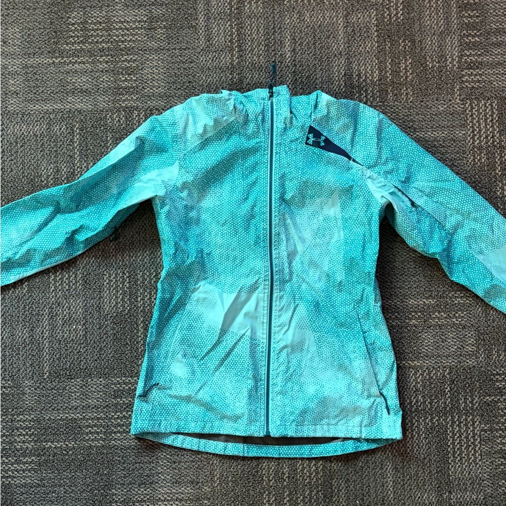Under Armour Teal Full-Zip Jacket with hood